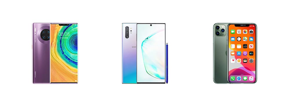 Huawei Mate 30 Pro Vs Samsung Galaxy Note 10 Vs Iphone 11 Pro Max