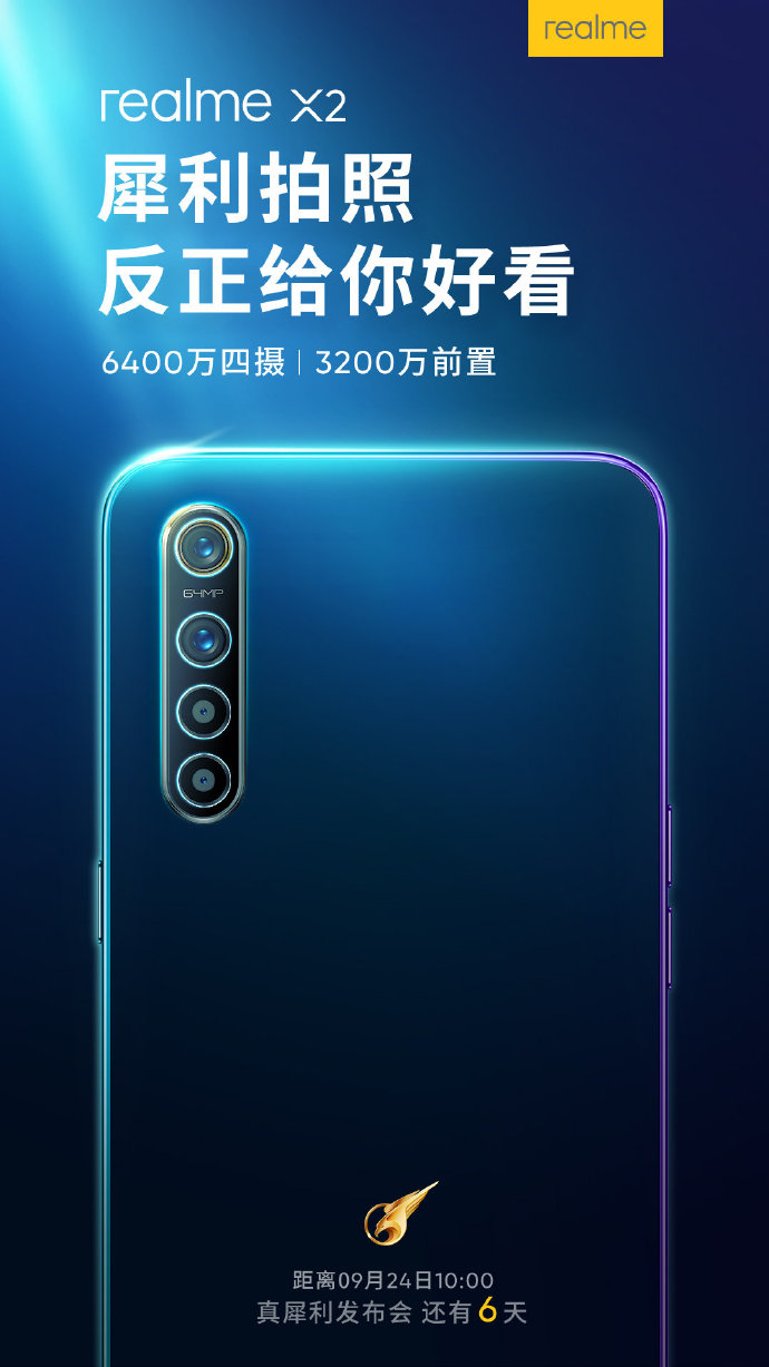 Realme X2 Front-Facing Camera