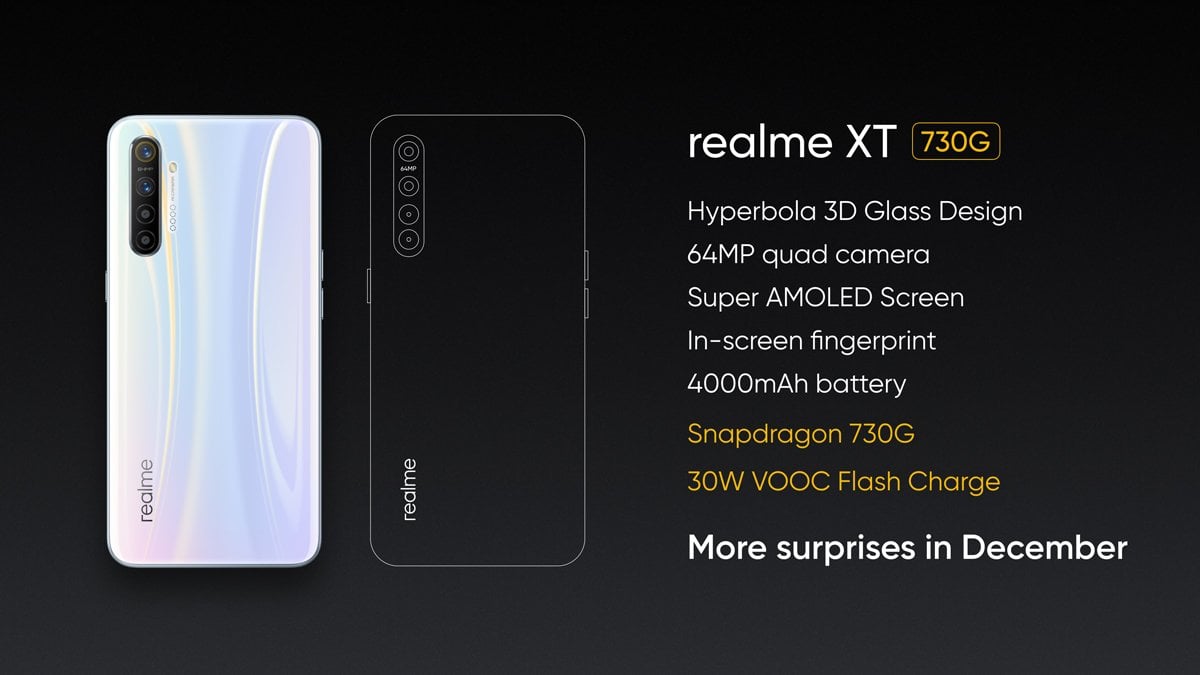 Realme XT 730G Teaser
