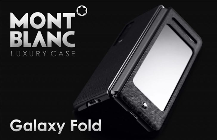 Samsung Galaxy Fold Montblanc Case