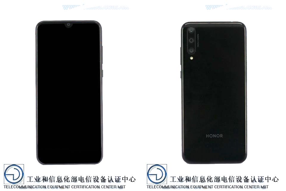 Honor 20 Lite Вид спереди
