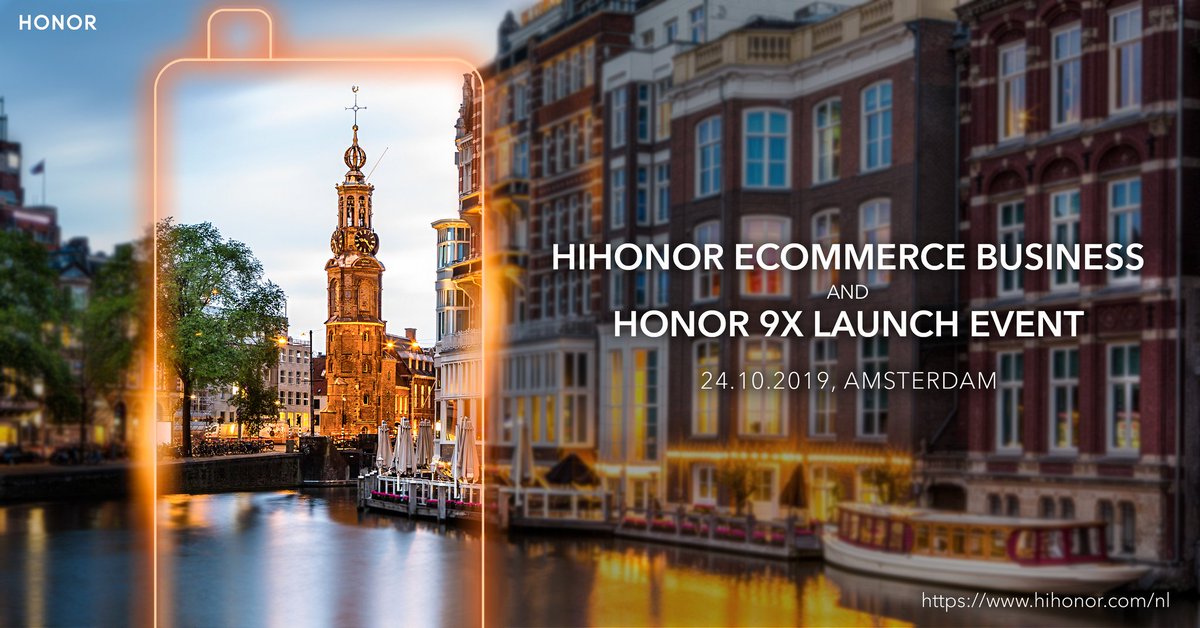 Honor 9X Amsterdam