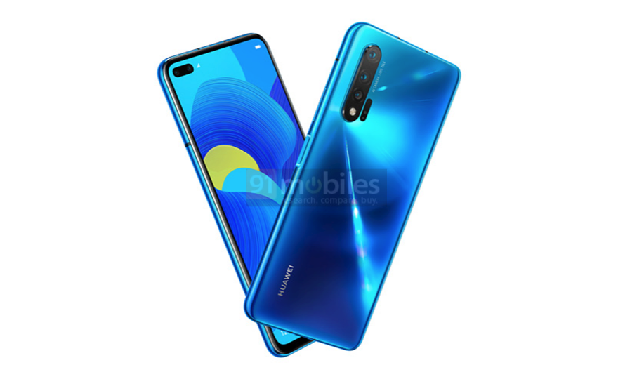 Huawei Nova 6 5G render