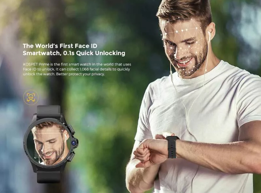 KOSPET Prime 4G Smart Watch Phone