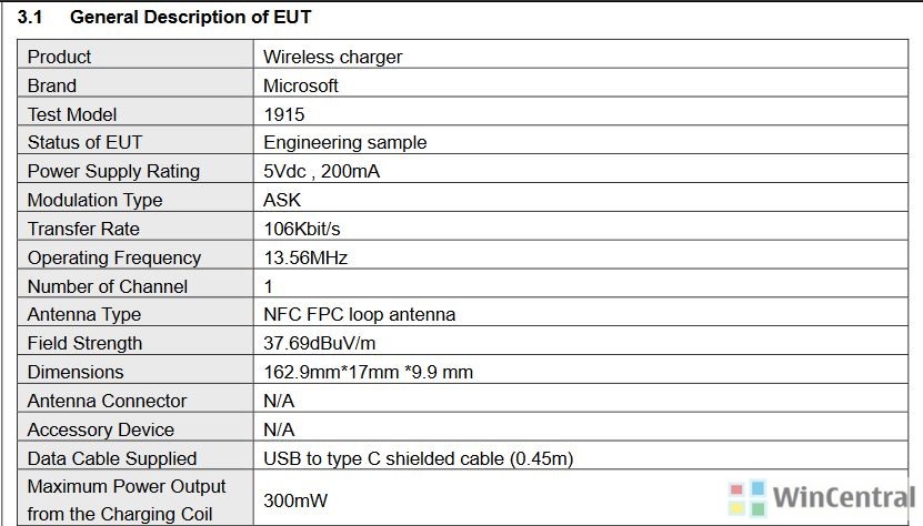 Microsoft Surface Wireless Charger