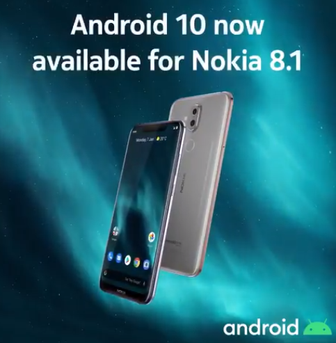 Nokia 8.1 Android 10