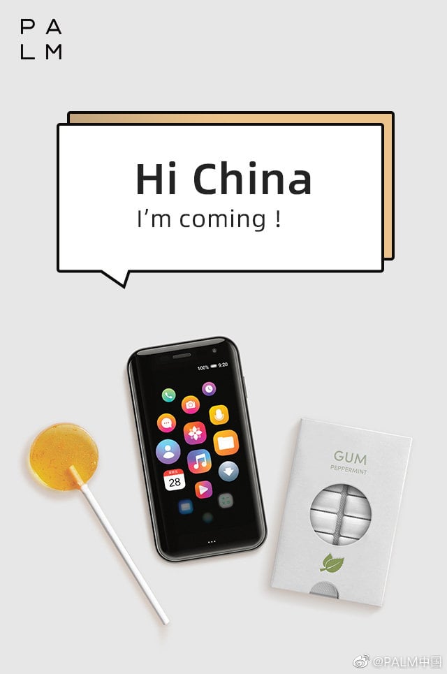 Palm coming to China
