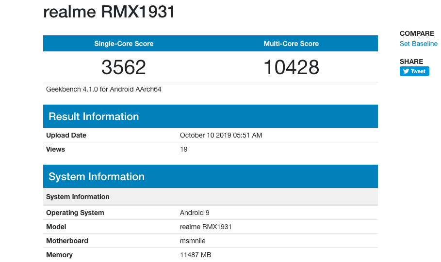 Realme X2 Pro (geekbench)