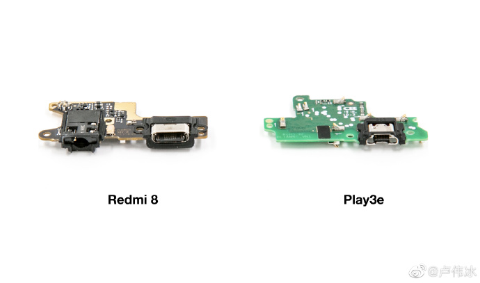 Redmi 8 vs Honor Play 3e - ports