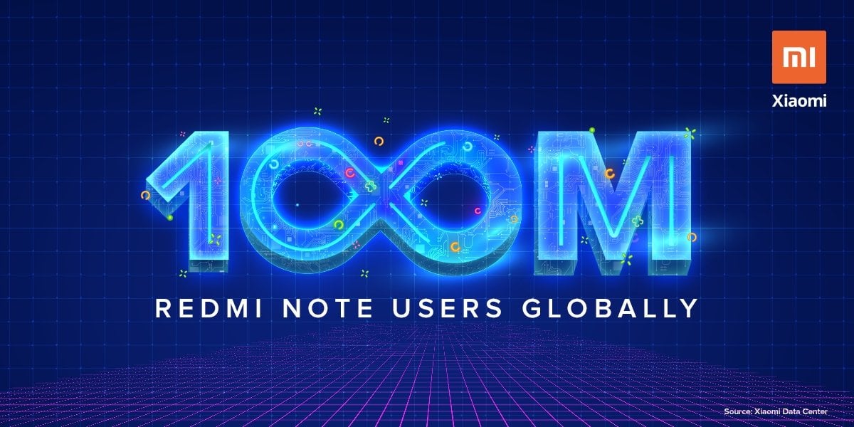 Redmi Note Series 100 Million Users