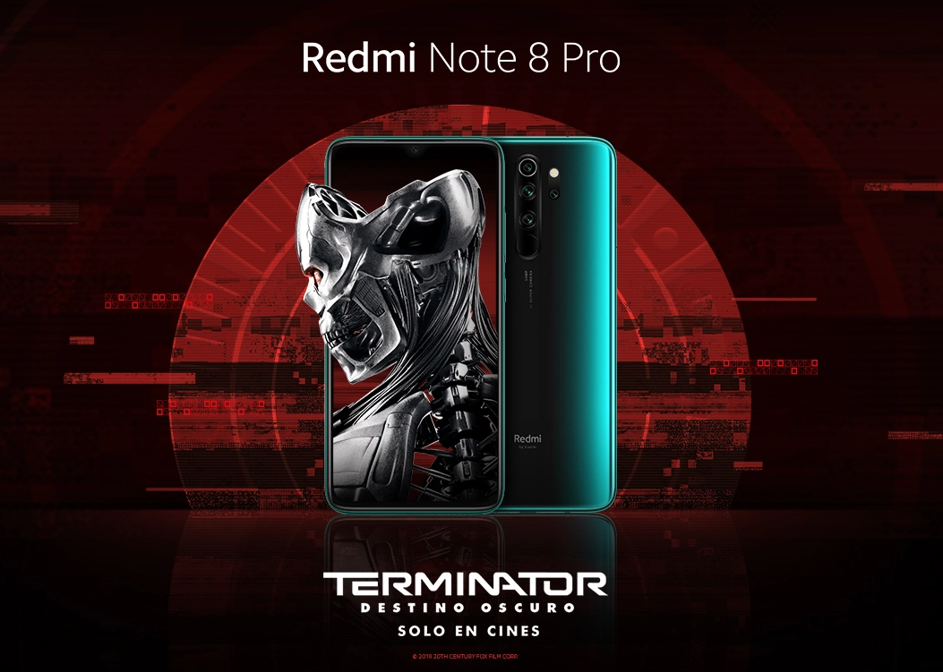 Redmi Note 8 Pro Terminator Dark Fate edition featured