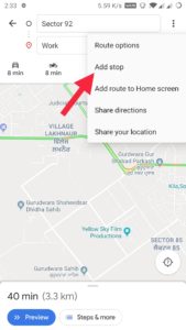 multiple stops google maps