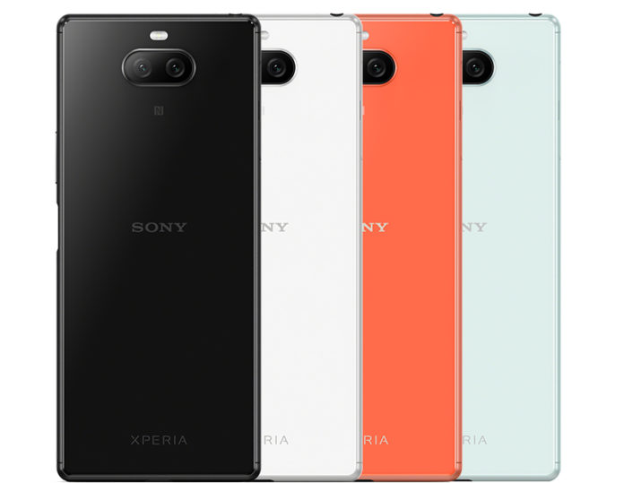 Pilihan warna Sony Xperia 8.