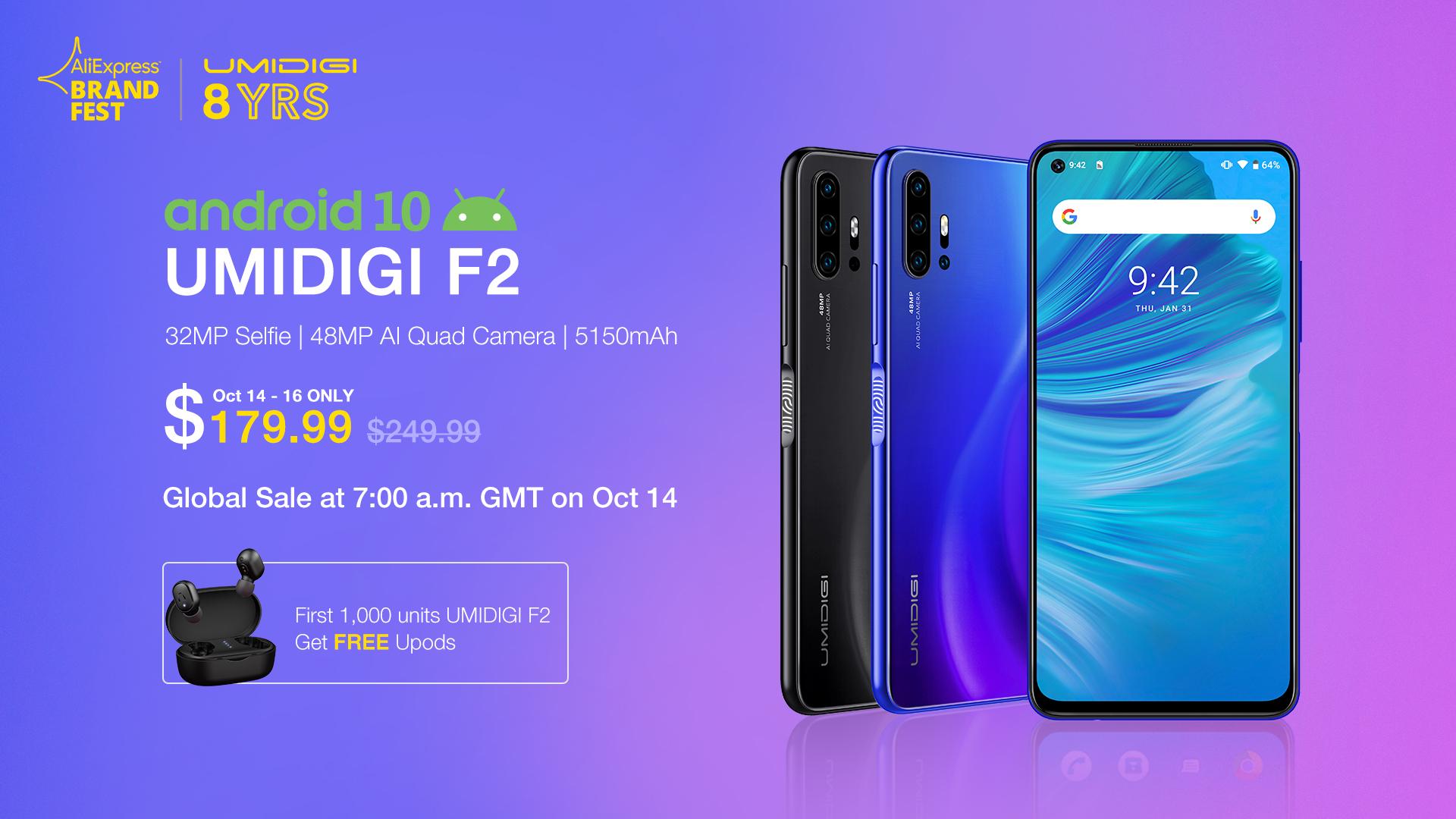 Umidigi F2 Unbelievable Price Announced Just 179 99 Does It Images, Photos, Reviews