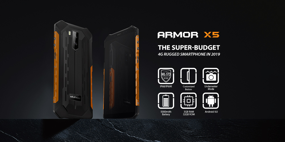 Ulefone Armor X5: The super-budget 4G rugged phone now sells for only