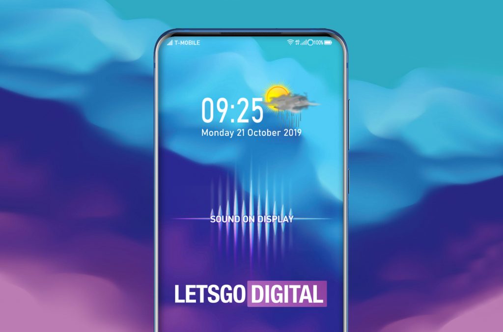 ZTE punch hole patent render