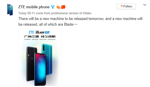 ZTE's two Blade phones launching on October 18