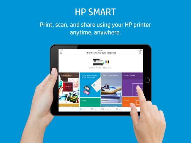 hp smart app scan