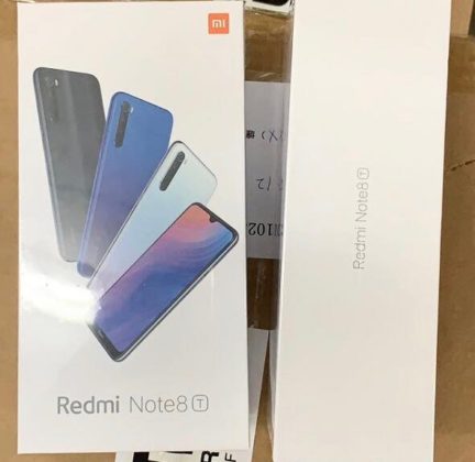 Redmi Note 8T retail box
