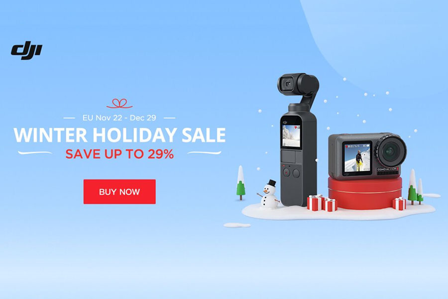DJI Launches the Europe Winter Holiday Sale Offering Exclusive Coupons