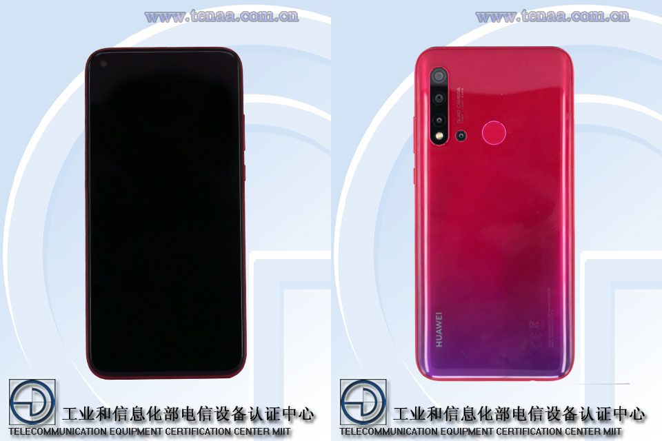 Huawei Nova 5i TENAA