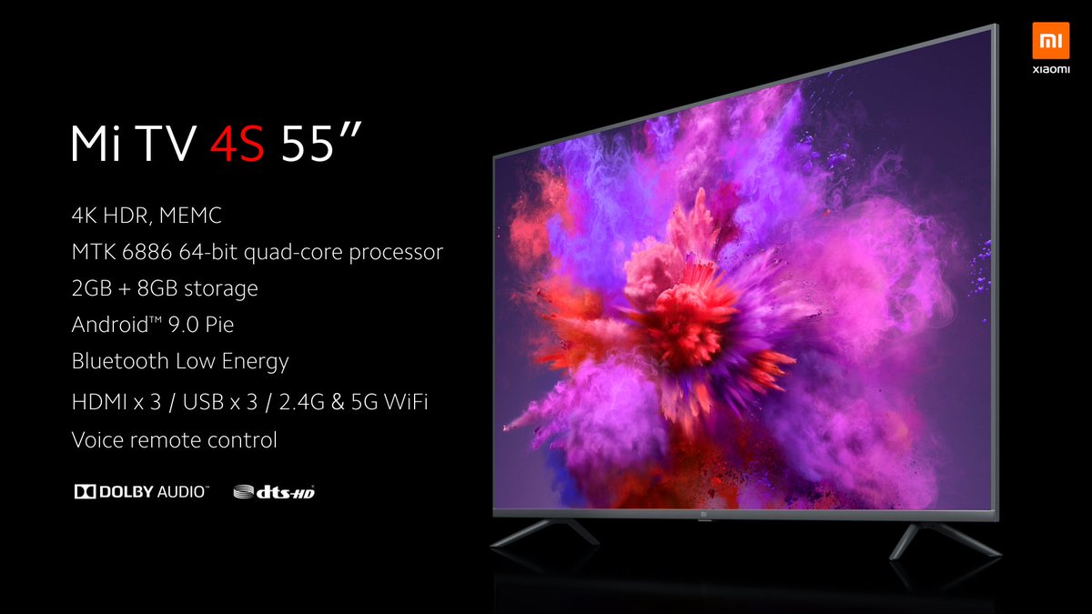 Mi TV 4S 55''