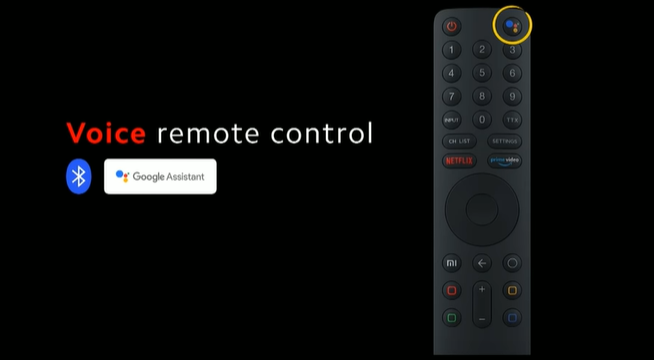 Mi TV 4S remote