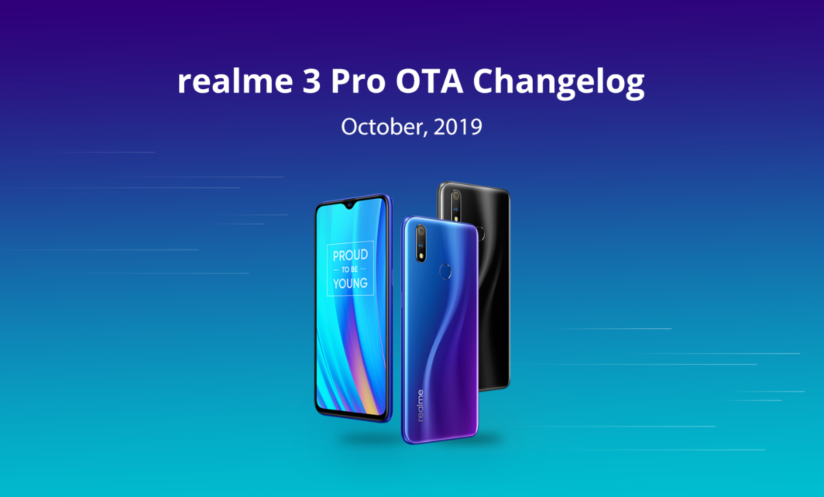 Realme 3 Pro October update