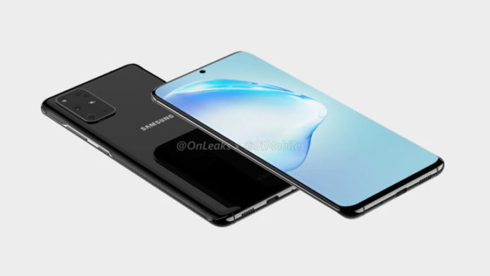 Penampakan render depan belakang Samsung Galaxy S11.