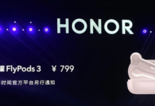 Honor Unveils Flypods 3 True Wireless Noise Cancelling Earphones for 799 Yuan ($113)