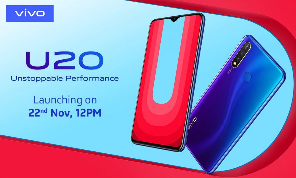 Vivo U20 India Launch Teaser