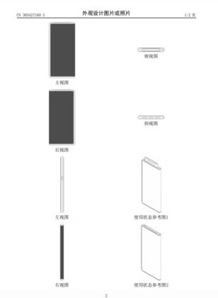 Xiaomi Foldable phone with pop-up penta camera