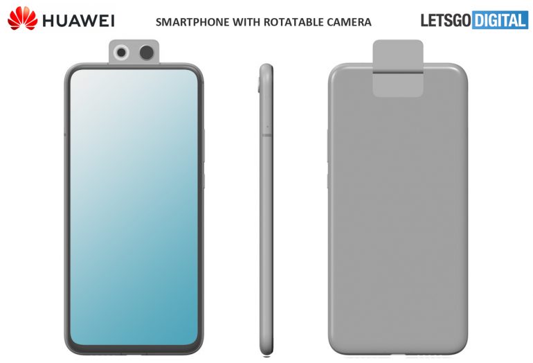 huawei mobile with pop up camera