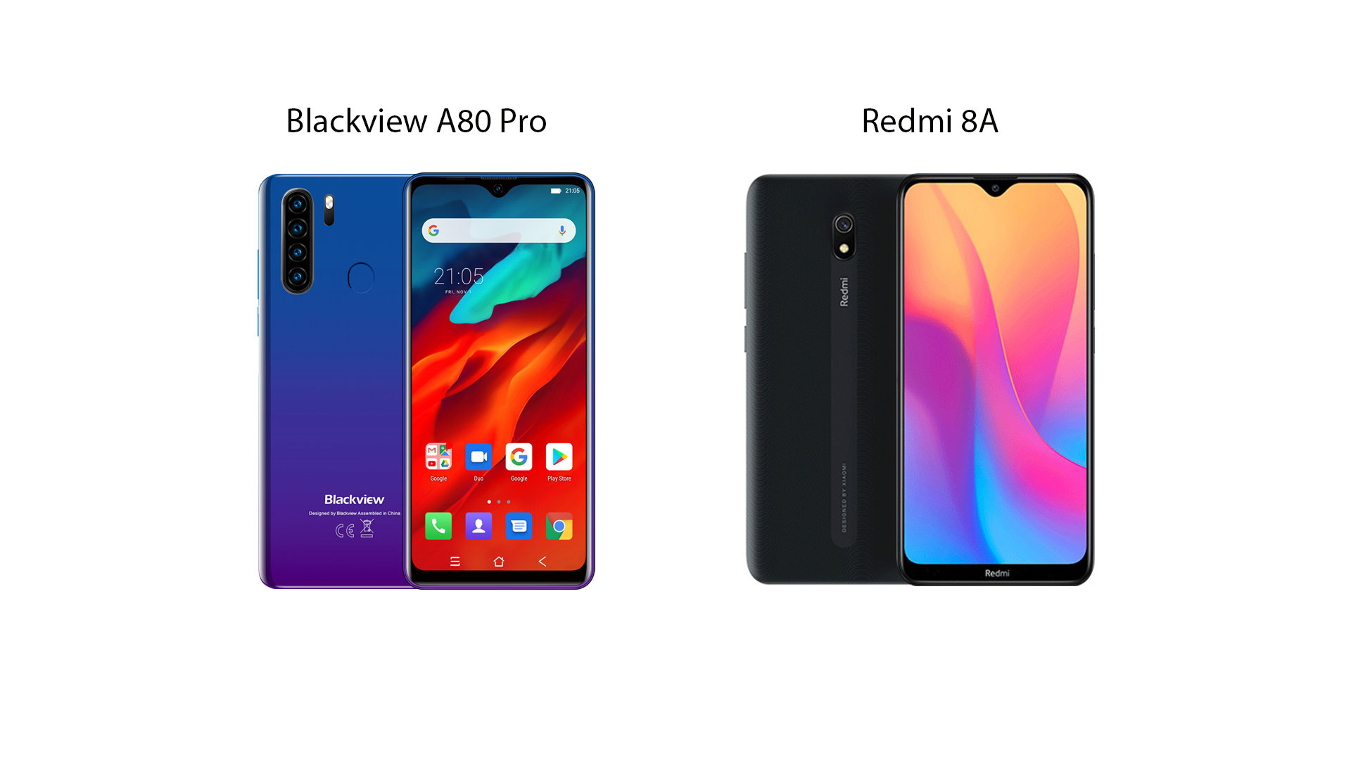 Blackview A80 Pro vs Redmi 8A: Best budget smartphones go head to head