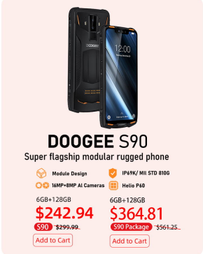 Doogee Black Friday deals will last until December 3rd offering more than 50% discount and gifts 8 Doogee Black Friday