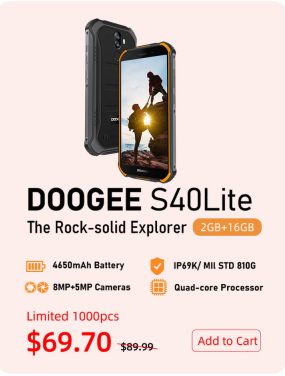 Doogee Black Friday deals will last until December 3rd offering more than 50% discount and gifts 6 Doogee Black Friday