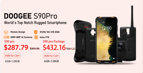 Doogee Black Friday deals will last until December 3rd offering more than 50% discount and gifts 10 Doogee Black Friday