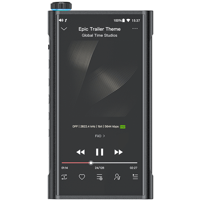 FiiO M15 is an Androidbased DAP with loseless audio playback