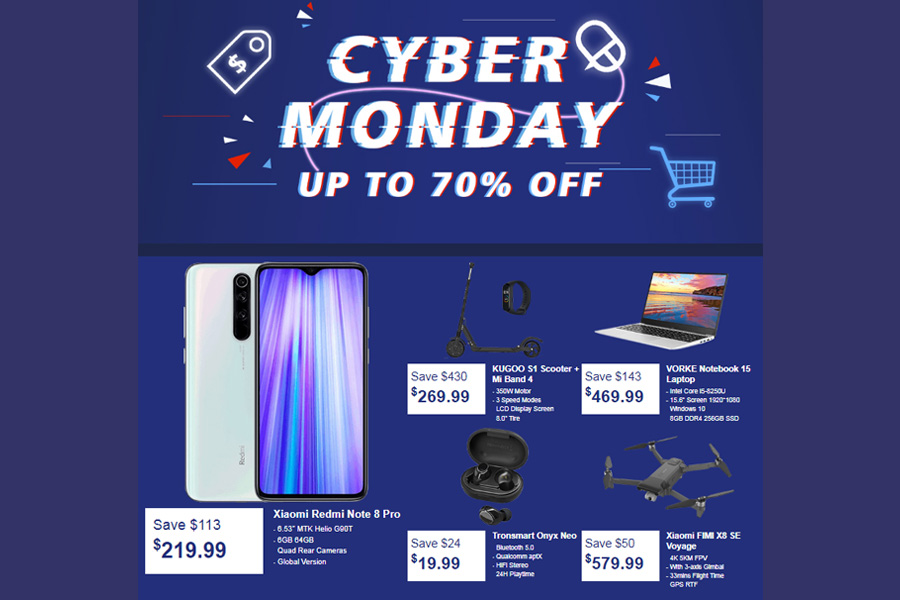 GeekBuying Cyber Monday