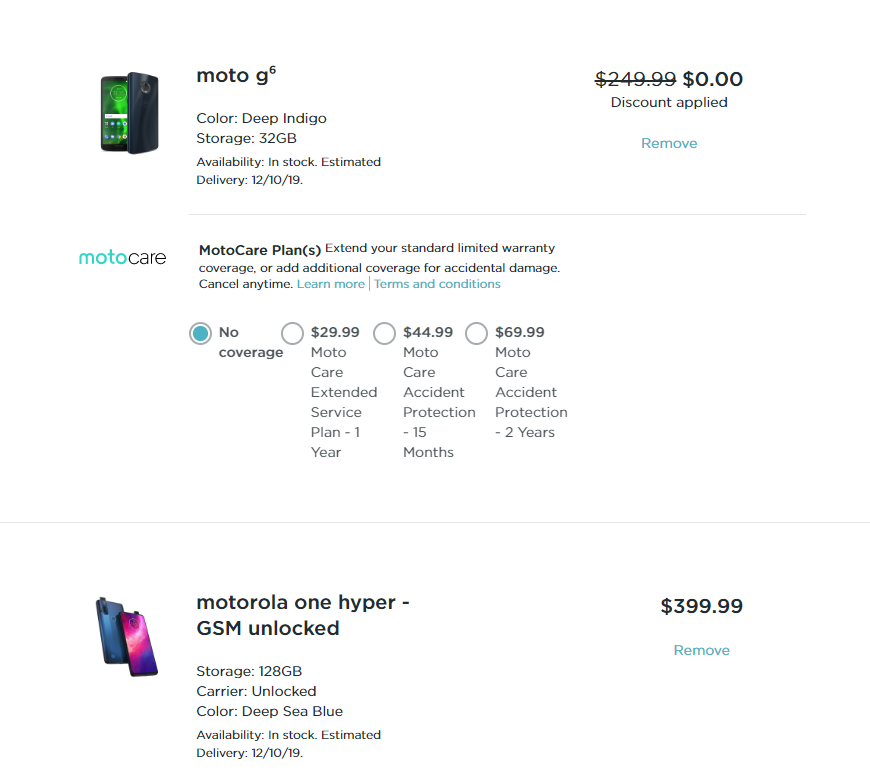 Motorola One Hyper Price