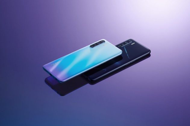 Bagian belakang Oppo A91.