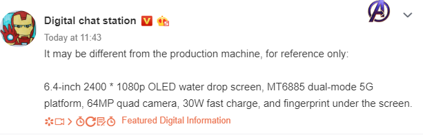 OPPO MediaTek 5G phone specs