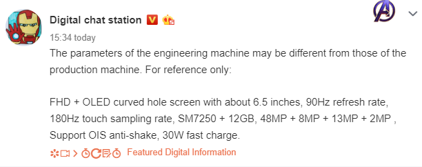 OPPO Reno3 Pro specs