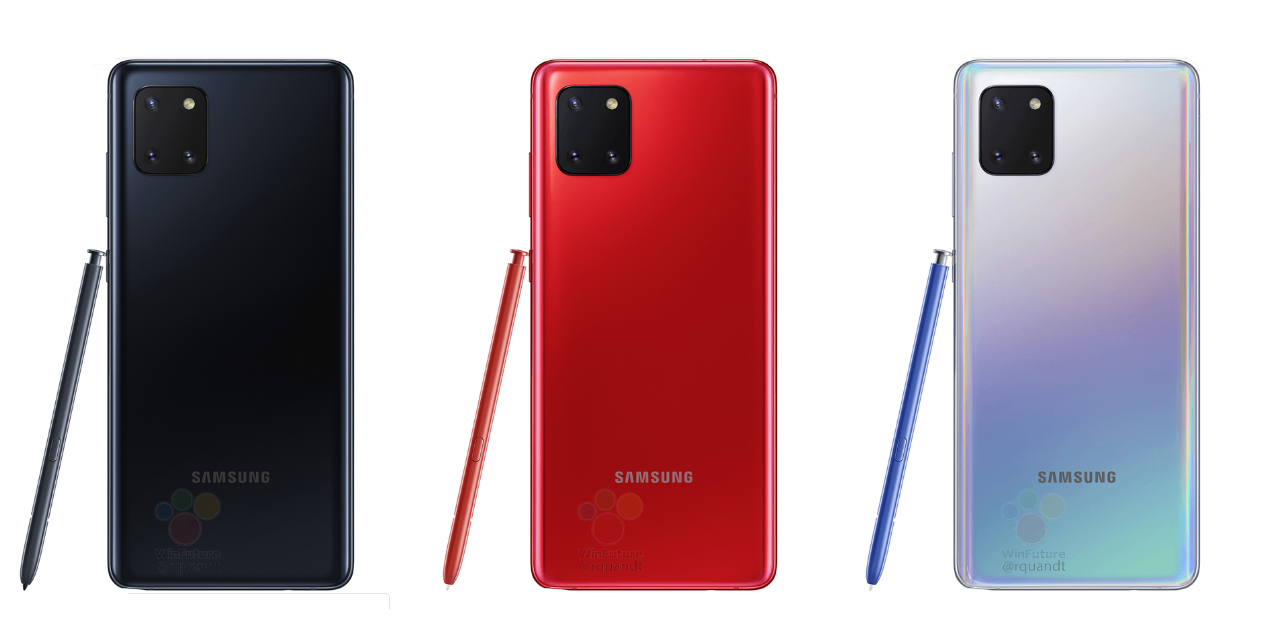 Samsung Galaxy Note 10 Lite full specifications leak