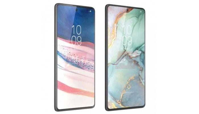 Samsung Galaxy Note 10 LIte (left) and Galaxy S10 LIte (right)