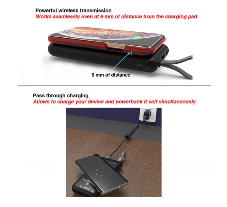 Stuffcool WB110 10,000mAh Wireless Power Bank