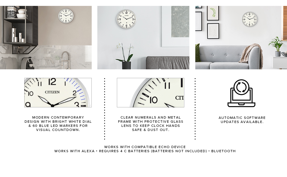 Citizen Smart Wall Clock with Alexa support launched on