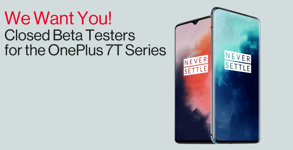 oneplus 7t closed beta registration