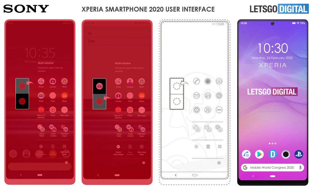 Sony Xperia 2020 with Punch Hole Camera