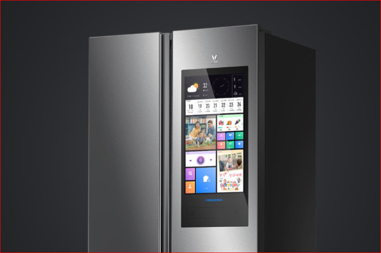 Viomi Refrigerator with a 21inch IPS display, voice control